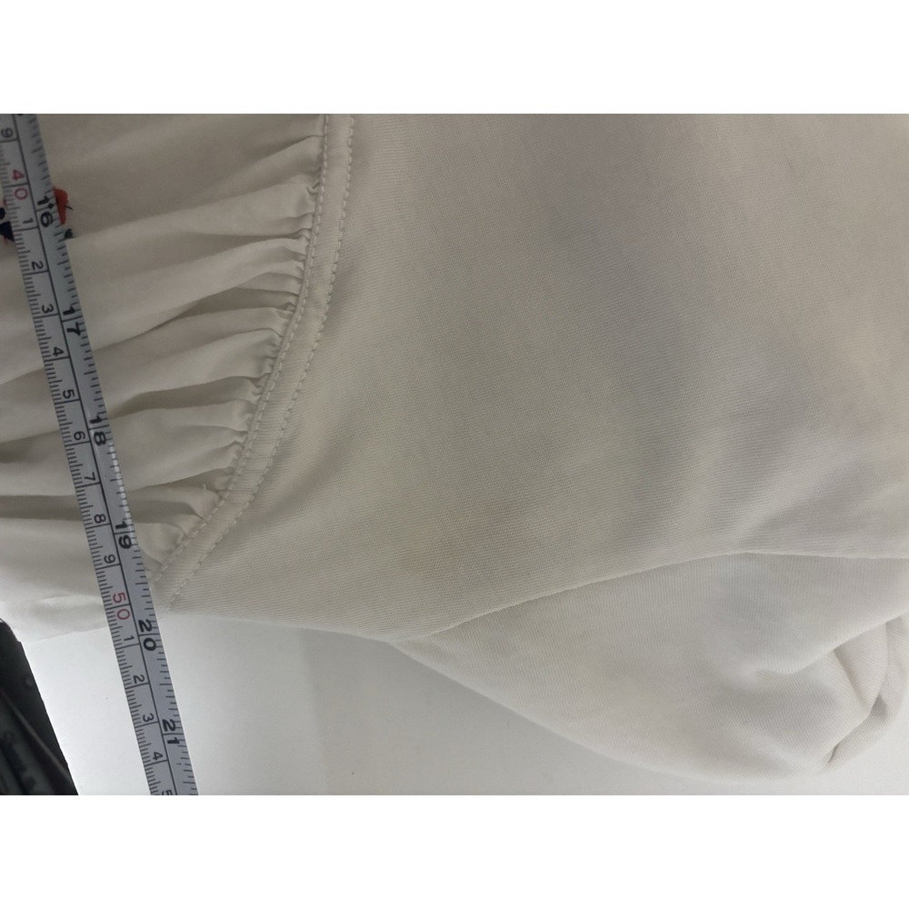 Pilcro Short Sleeve White Embroidered T-Shirt Maxi/Midi Dress S Anthropologie - Picture 14 of 16